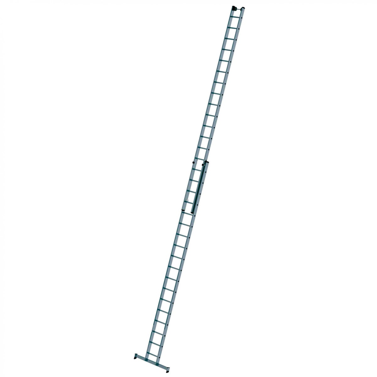 MUNK schuifladder met dwarsbalk, 2x17 sporten
