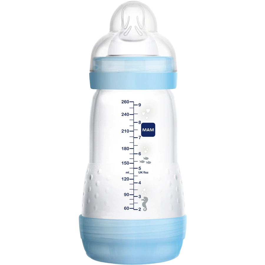 MAM Babyflasche Easy Start Anti-Colic blau 260 ml