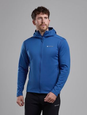 MontaneFury Lite Hooded Fleece Jacket - blau