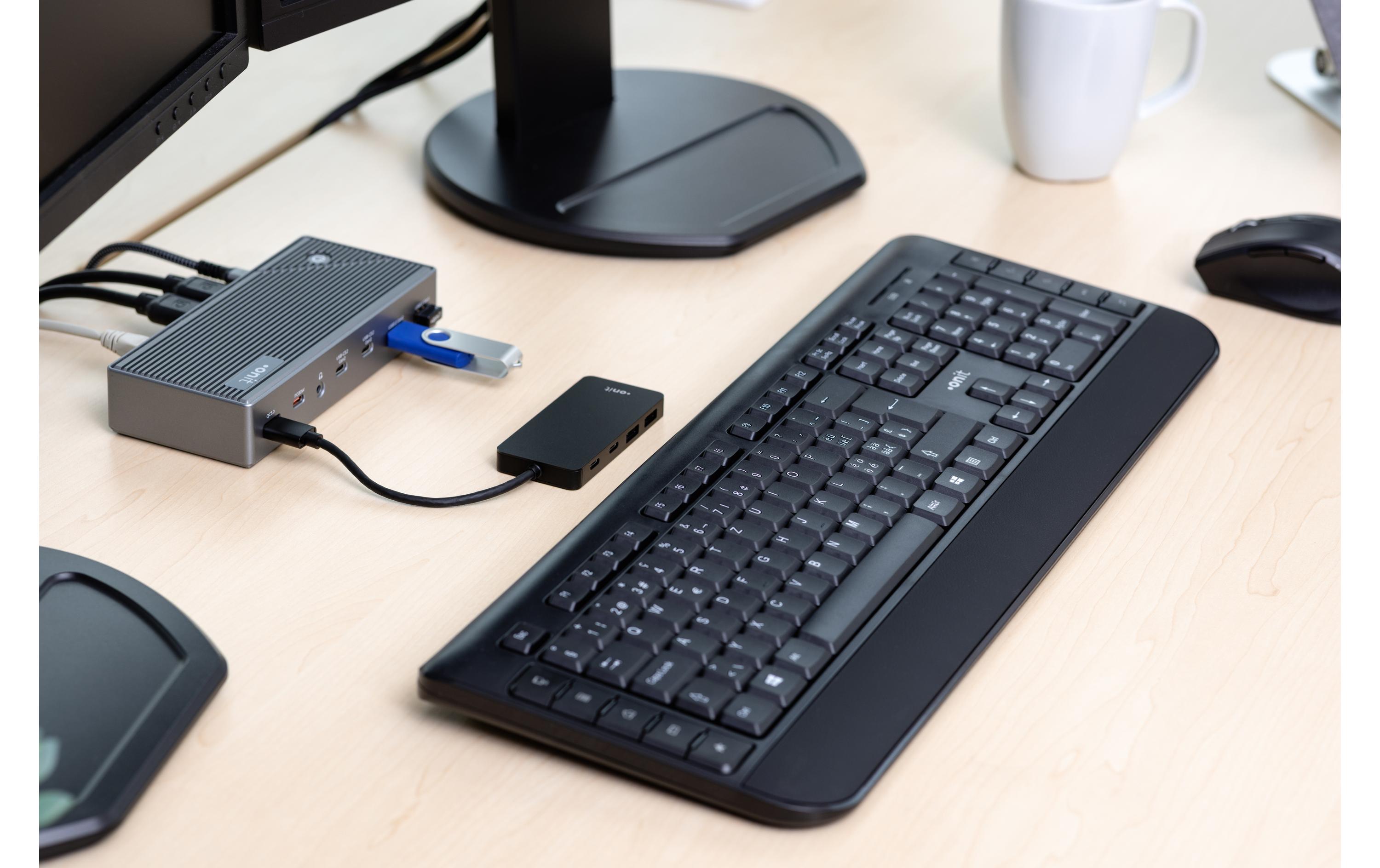 Tastatur-Maus-Set Wireless CH-LayoutSet bestehend aus kabelloser Tastatur und Maus