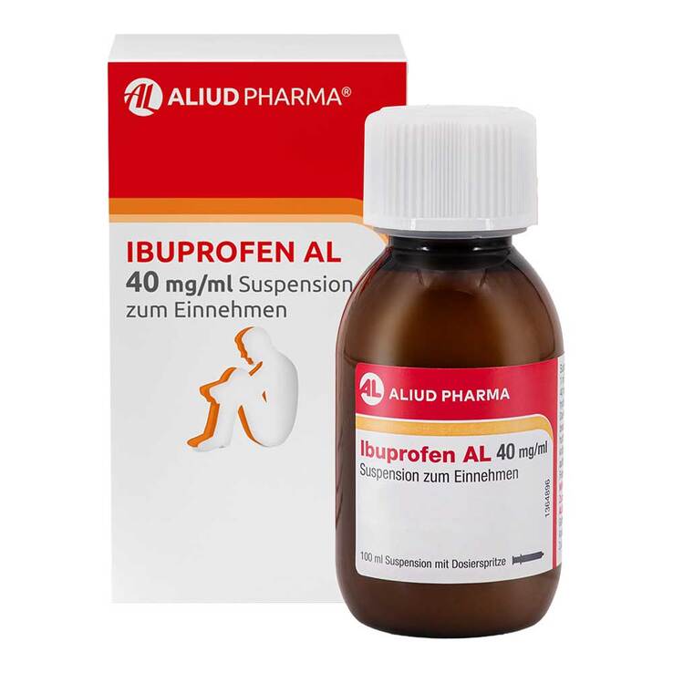 Ibuprofen AL 40 mg / ml Suspension zum Einnehmen, 100 ml