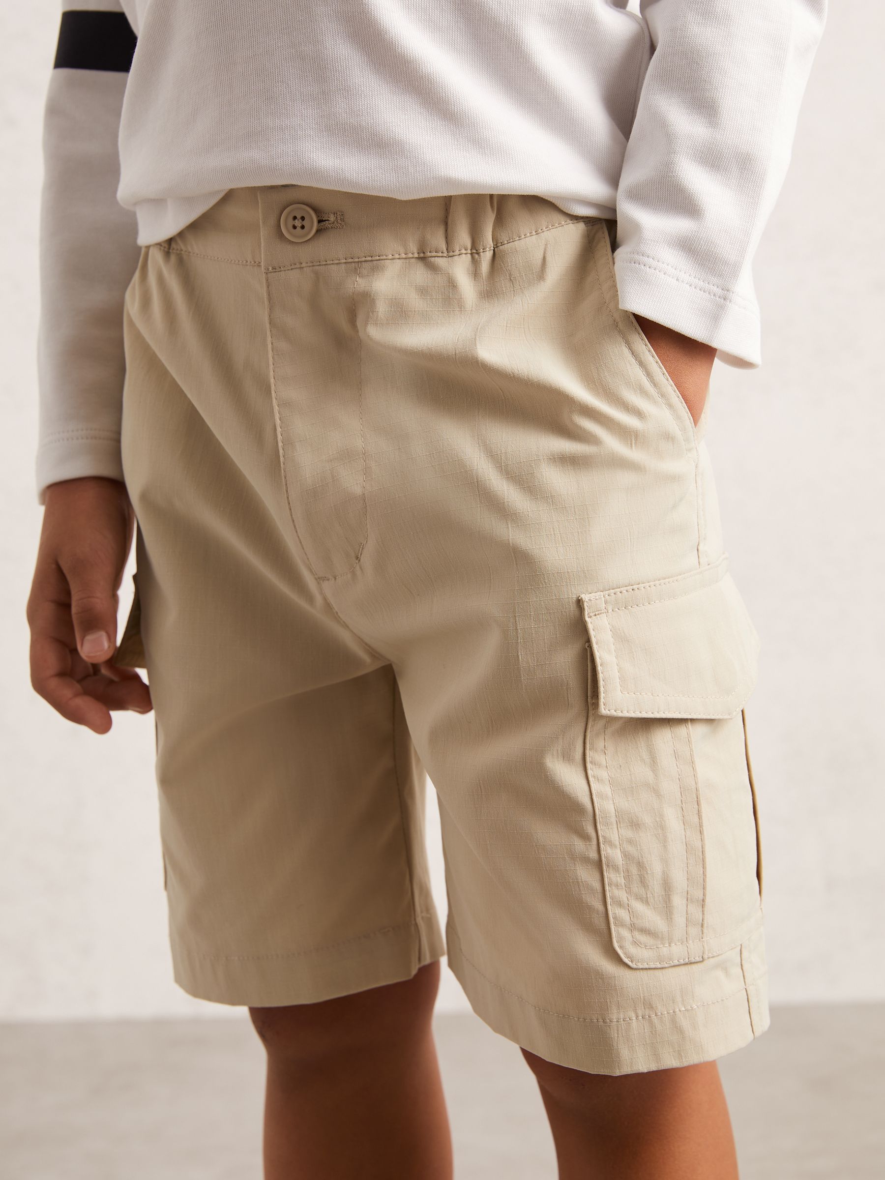 Reiss Tyler Ripstop Cargo Shorts
