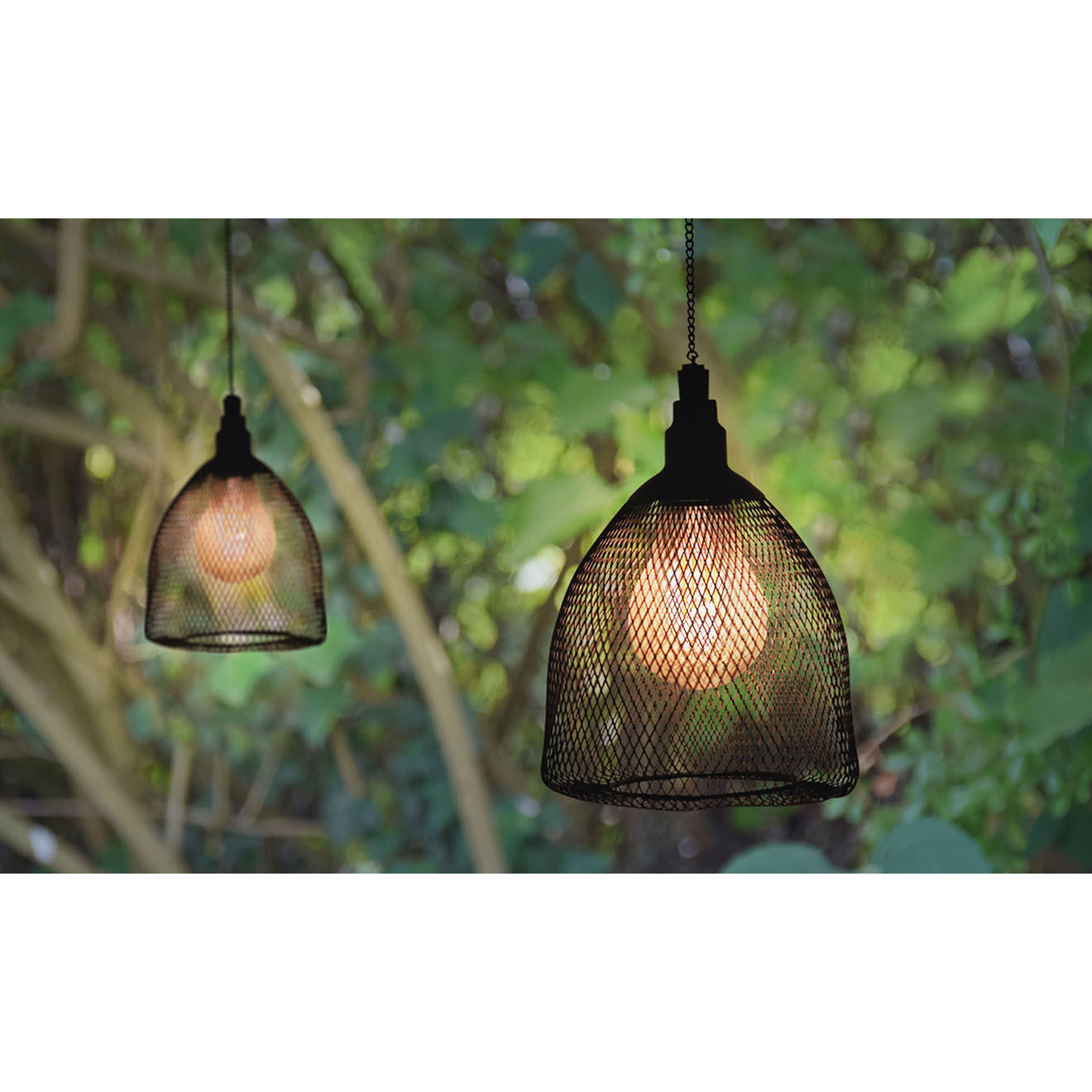 Idomya Suspension filaire noire - 28xD.18 cm