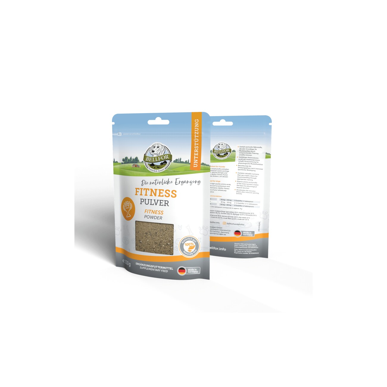 Bellfor Fitness Pulver für Sporthunde - 250g