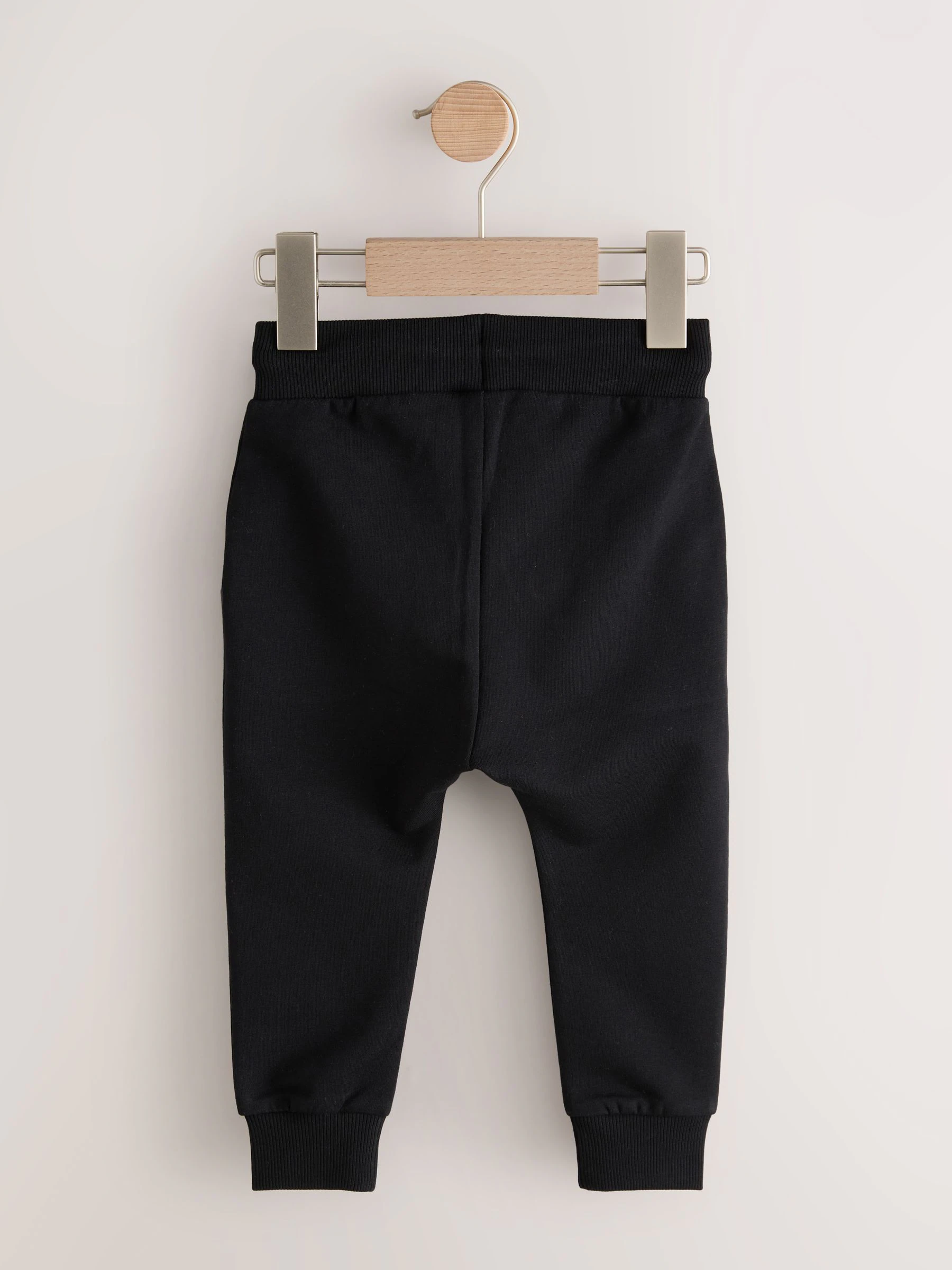 Zwart - Klassieke jersey joggingbroek (3mnd -7jr)