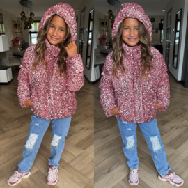Ultimate paillet jacket - Pink