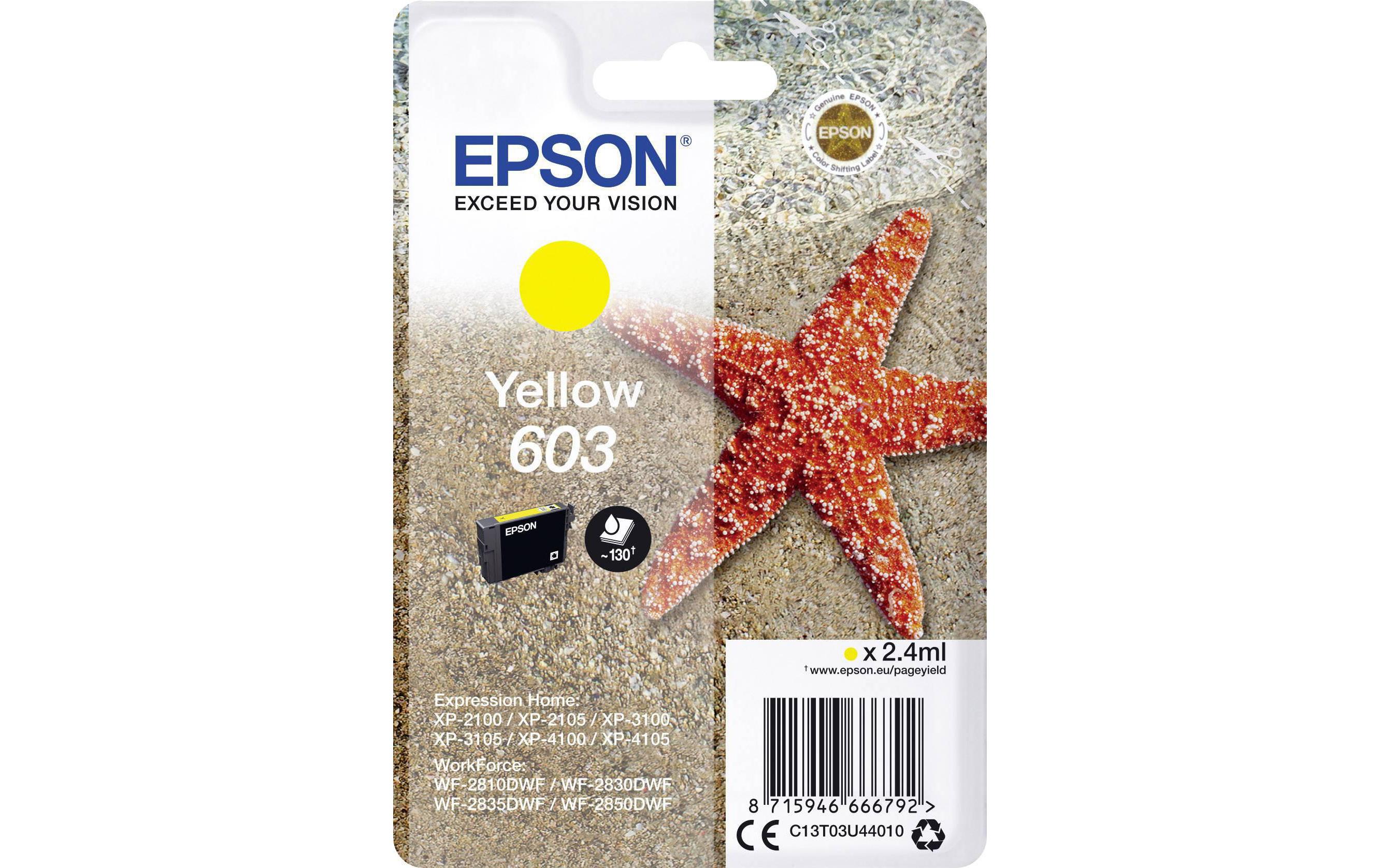 Tinte 603 / C13T03U44010 YellowTinte, Yellow