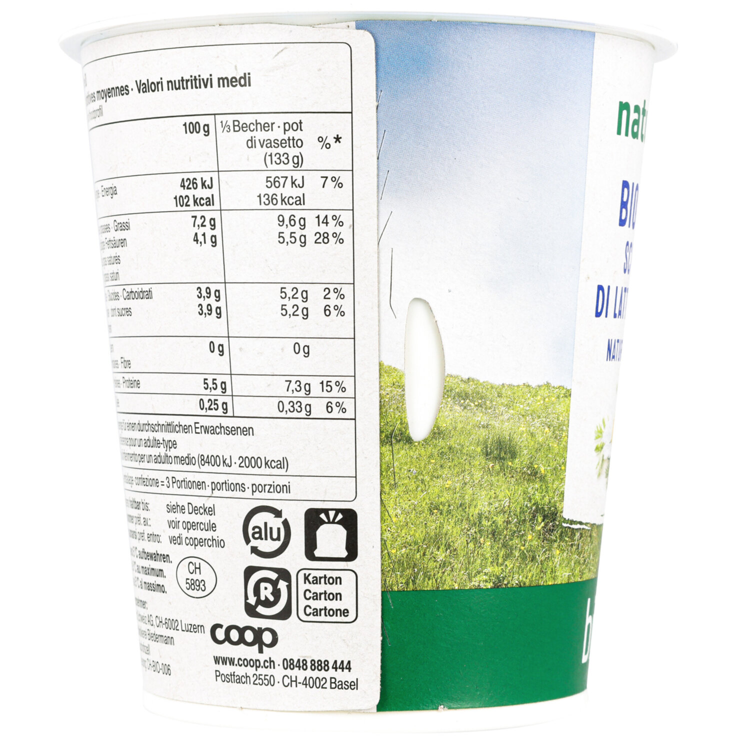 Naturaplan Bio Jogurt Schafmilch Nature