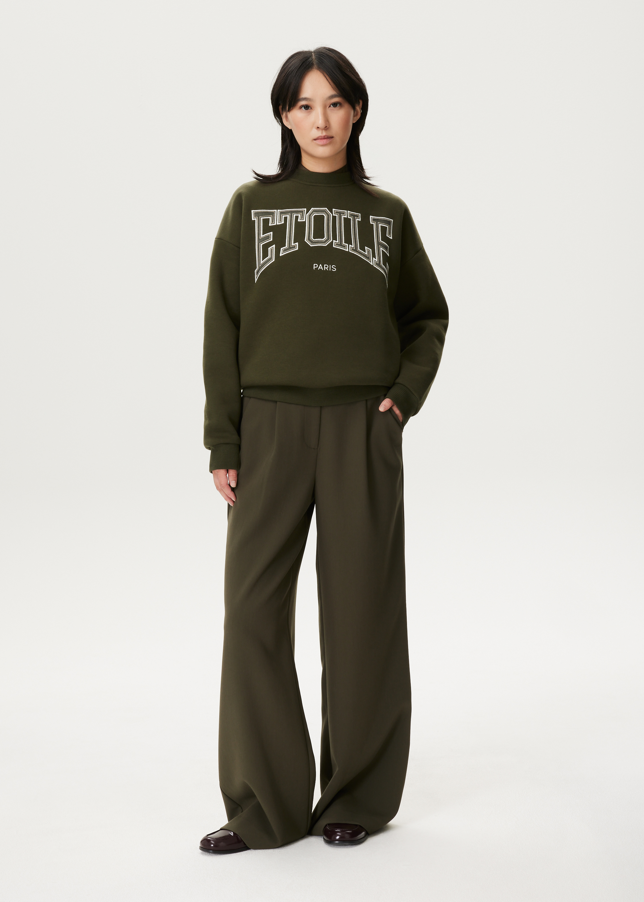 Sweater met applicatie etoile