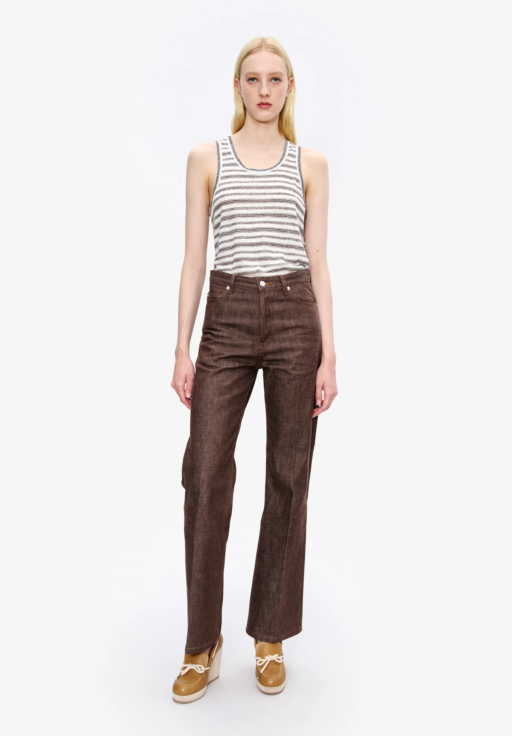 Top Rina - Marron
