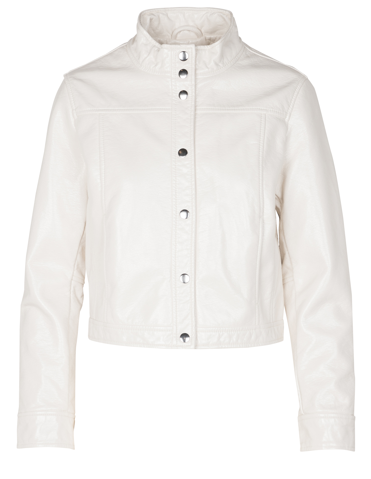 ROSIE - Veste courte col rond| Beige