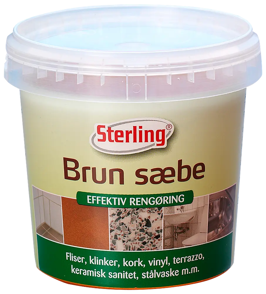 STERLING Brun sæbe gel 500 g