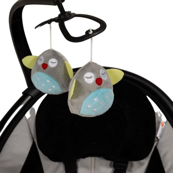 Qute Q-Rocker Wipstoel - Softgrey