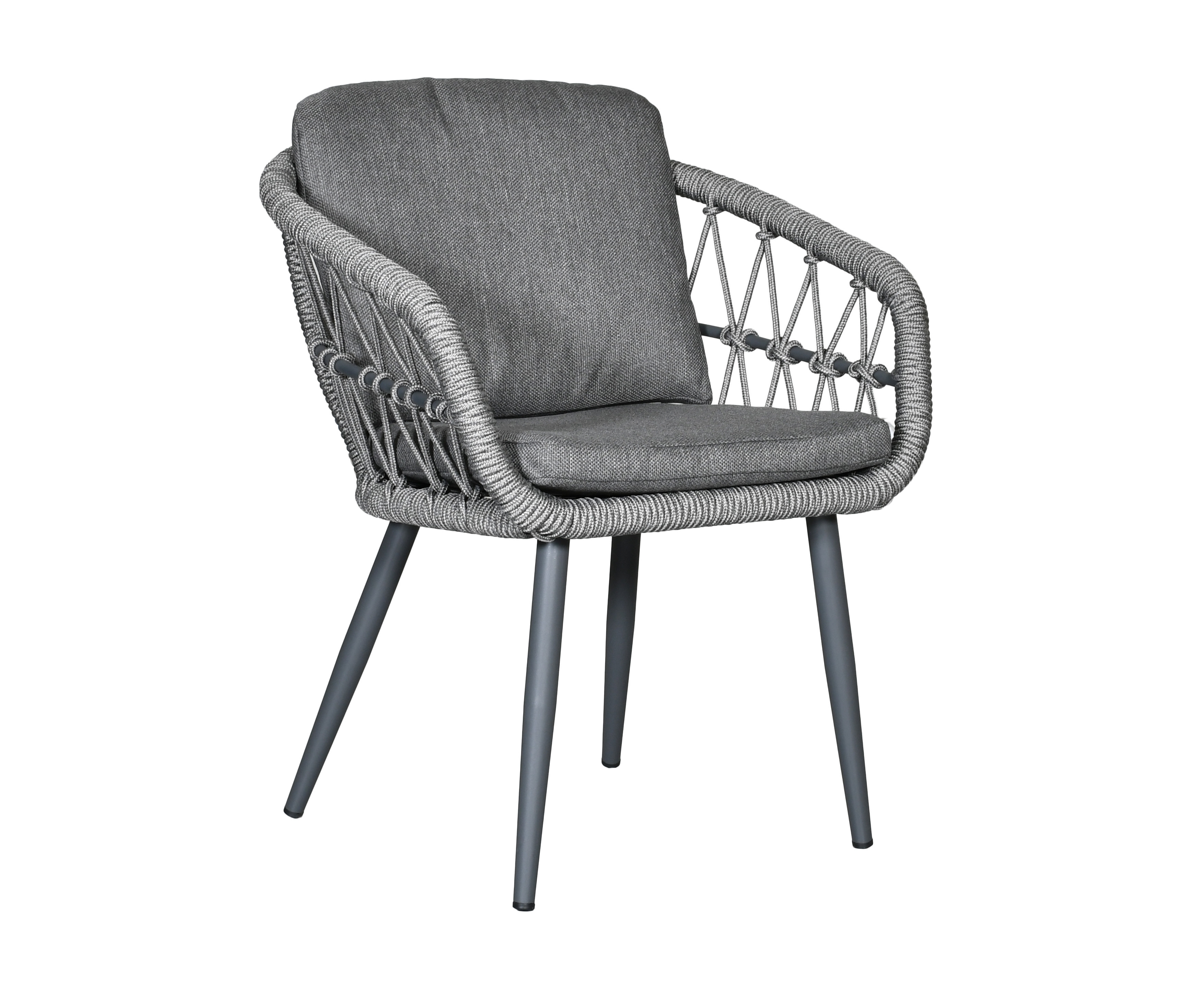 Outdoor Feelings Lagos dining tuinstoel - Antraciet