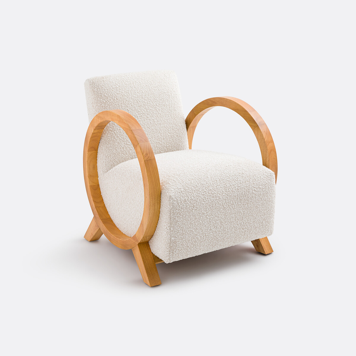 LA REDOUTE INTERIEURS<br>Poltrona van vintage Berti curvilínea