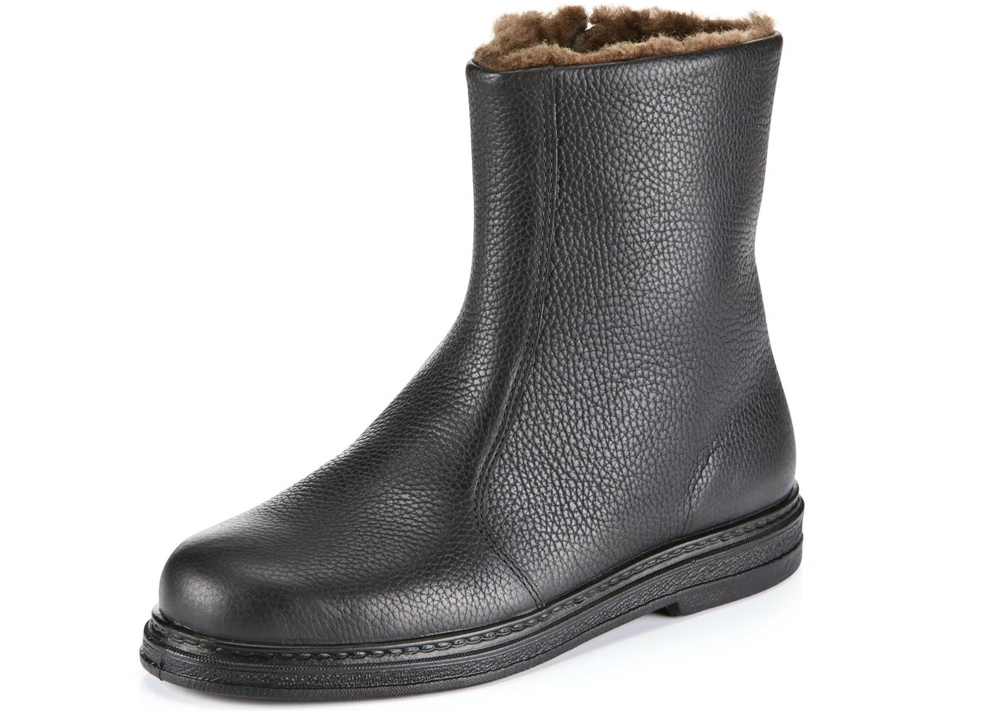 Stiefelette mit Lammfellfutter