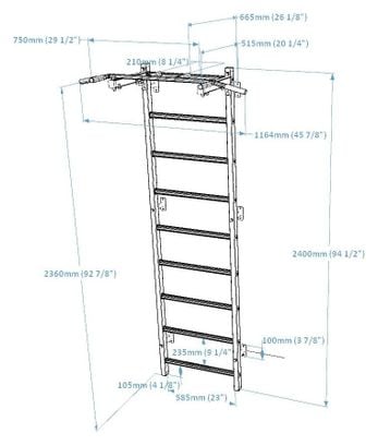Espalier de gymnastique BenchK 721B