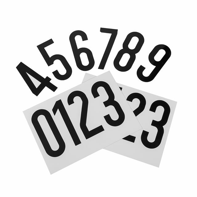Magnetische Nummers LeMieux Eventing Zwart