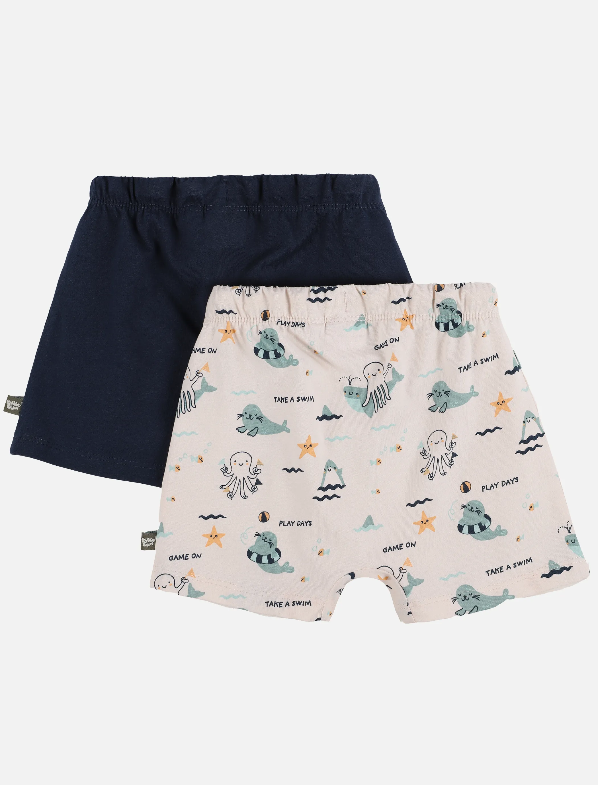 Baby Jungen Shorts im 2er Pack