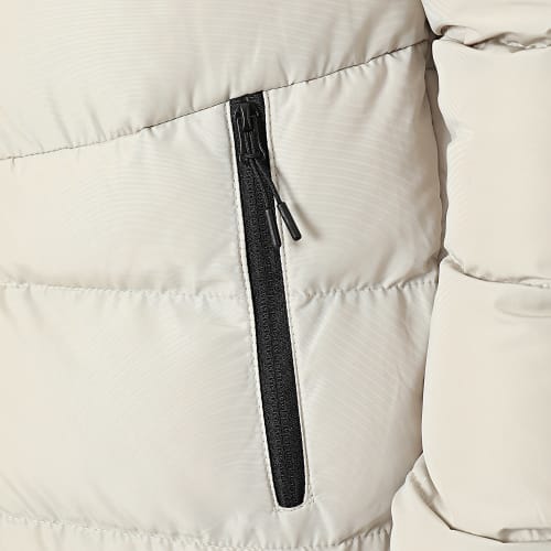 Doudoune Capuche Beige