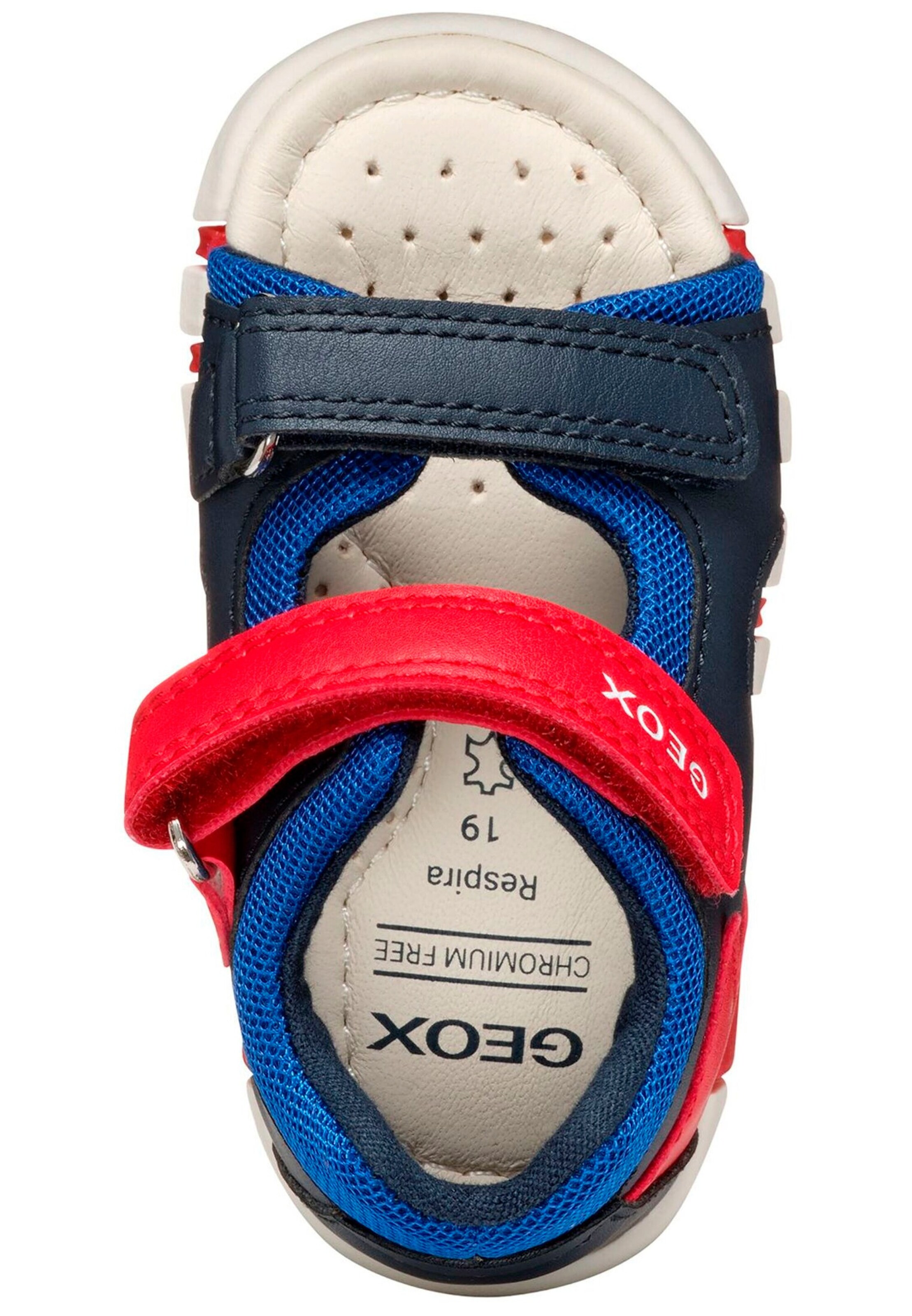 Sandalen Navy/Rot