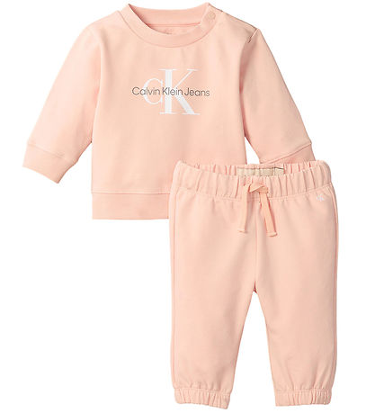 Calvin Klein Sweatset - Monogramm - Spanische VillaPink