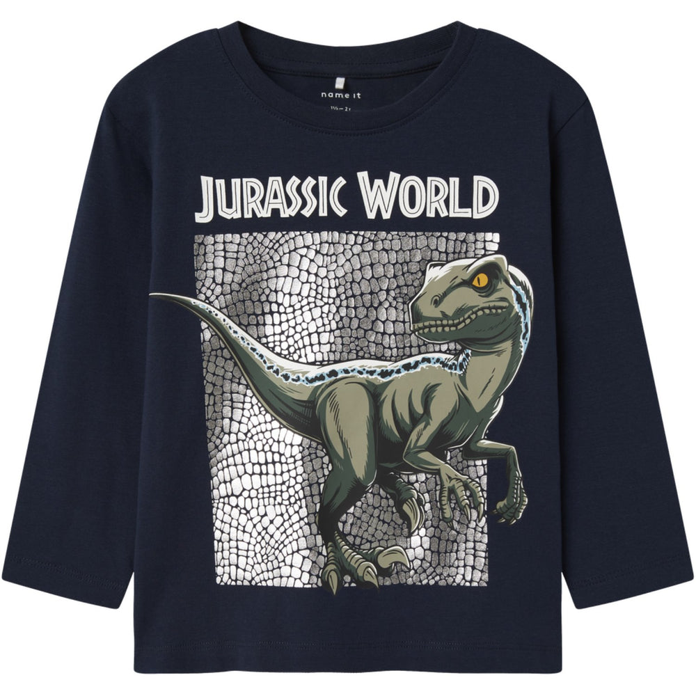 Køb Name It Navy Blazer Nmmjewel Jurassic Nreg Ls Top Noos Sky