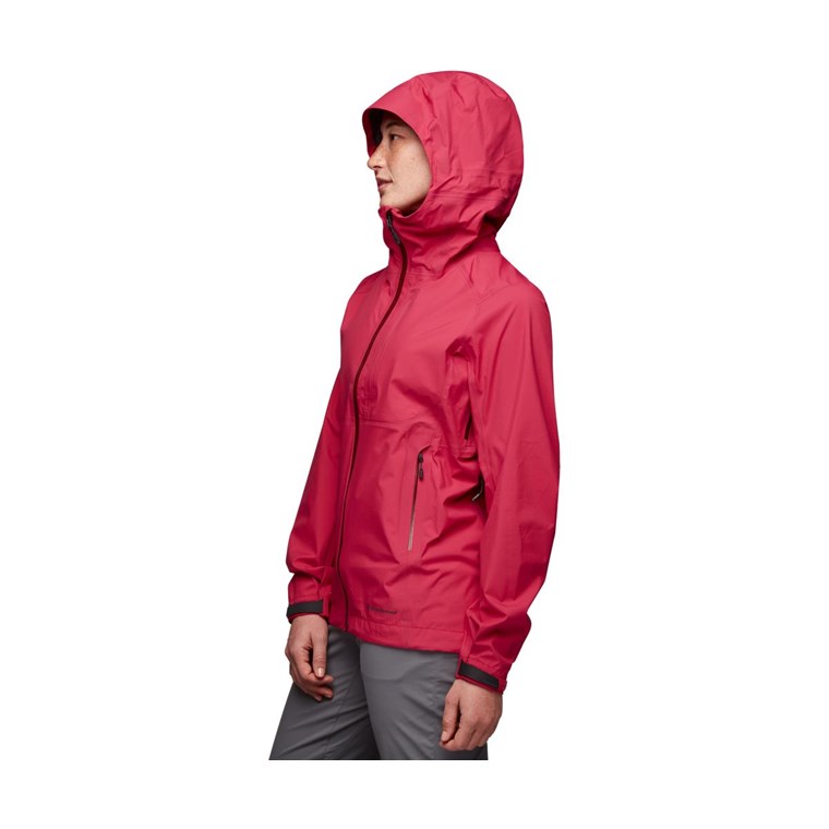 Black Diamond Highline Shell Jacket Women Pomegranate
