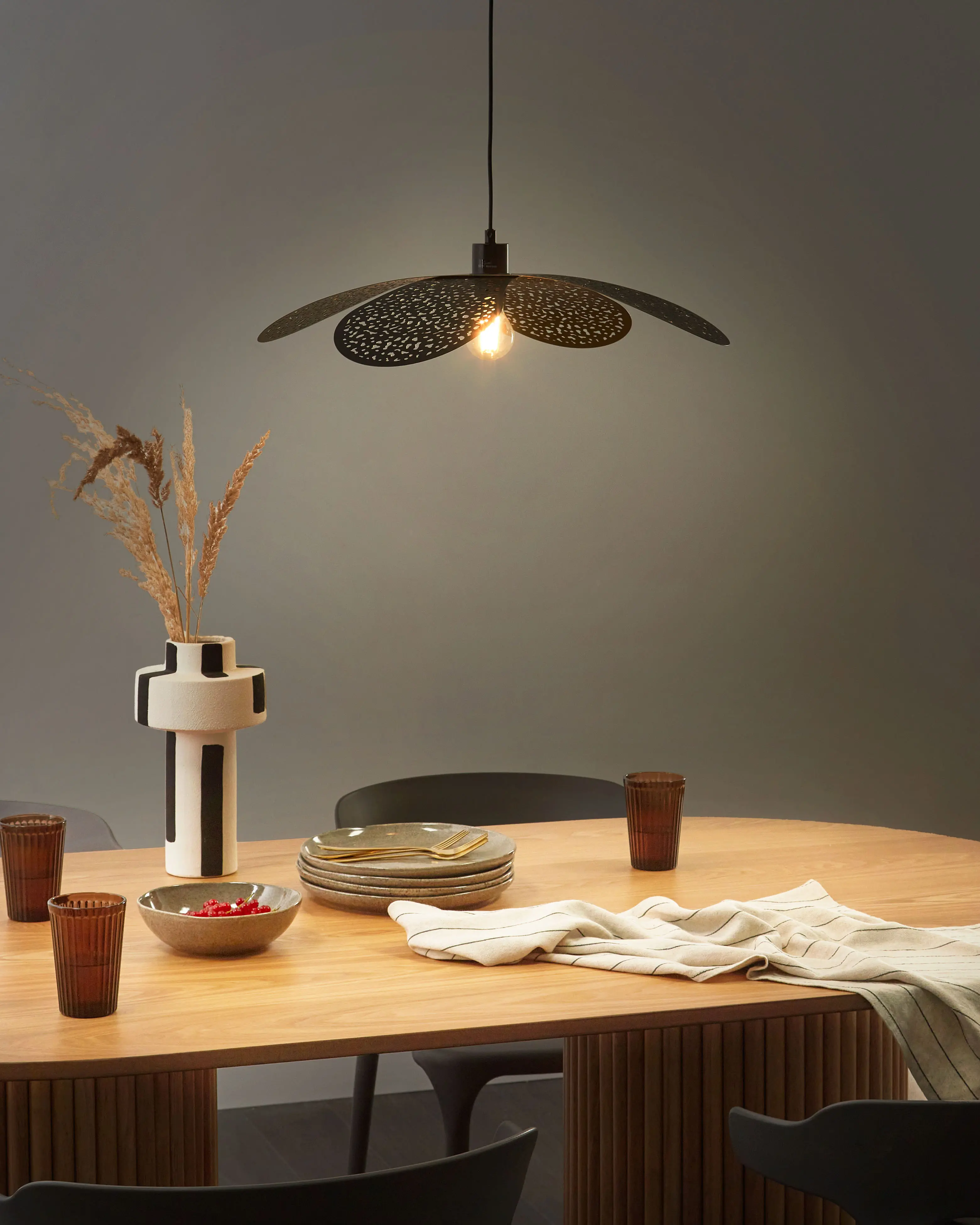 Hanglamp KOSHI Metaal Zwart