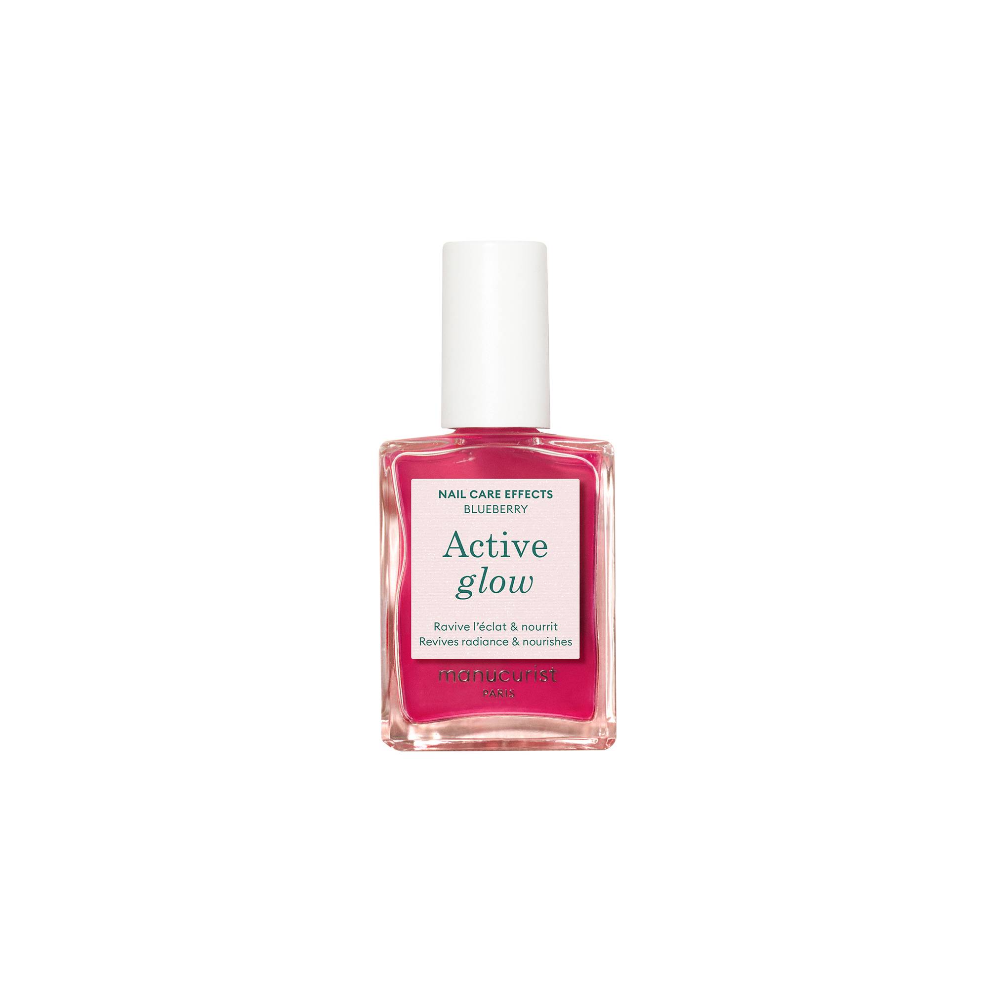 Vernis soin glowy Active glow™ Rosé intense Blueberry / 15ml