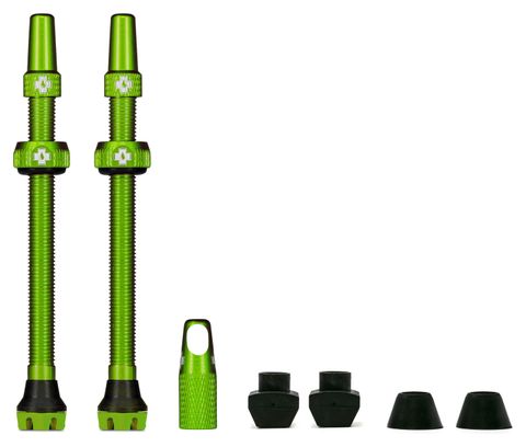 Kit de Valve MUC OFF Tubeless V2 (paire) 80mm Vert