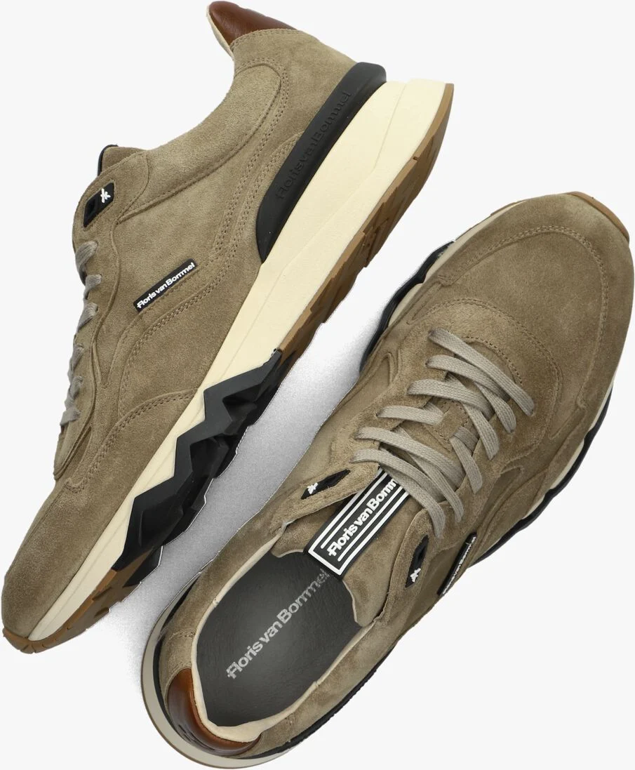 FLORIS VAN BOMMEL beige floris van bommel lage sneakers sfm-10136