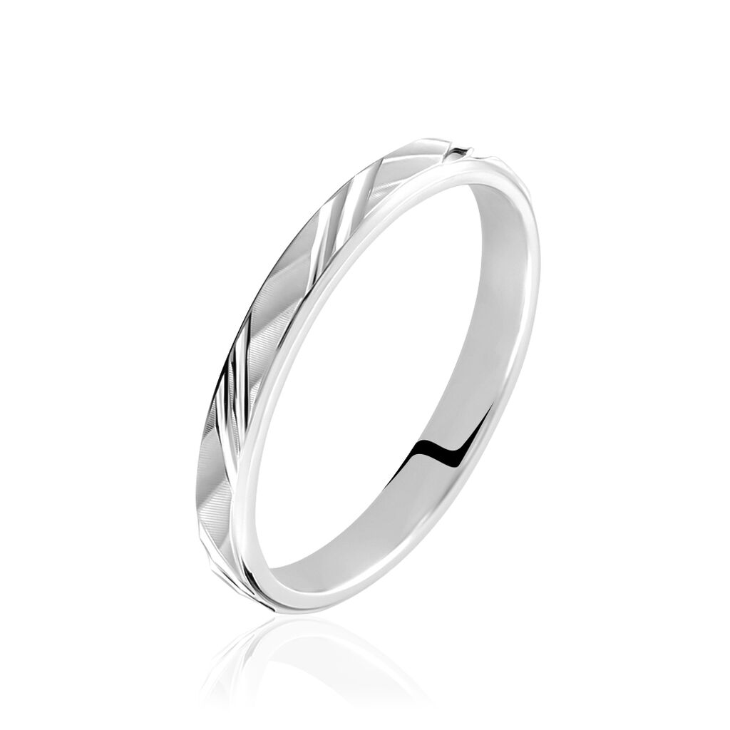 Alliance Samiha Ruban Plat Or Blanc