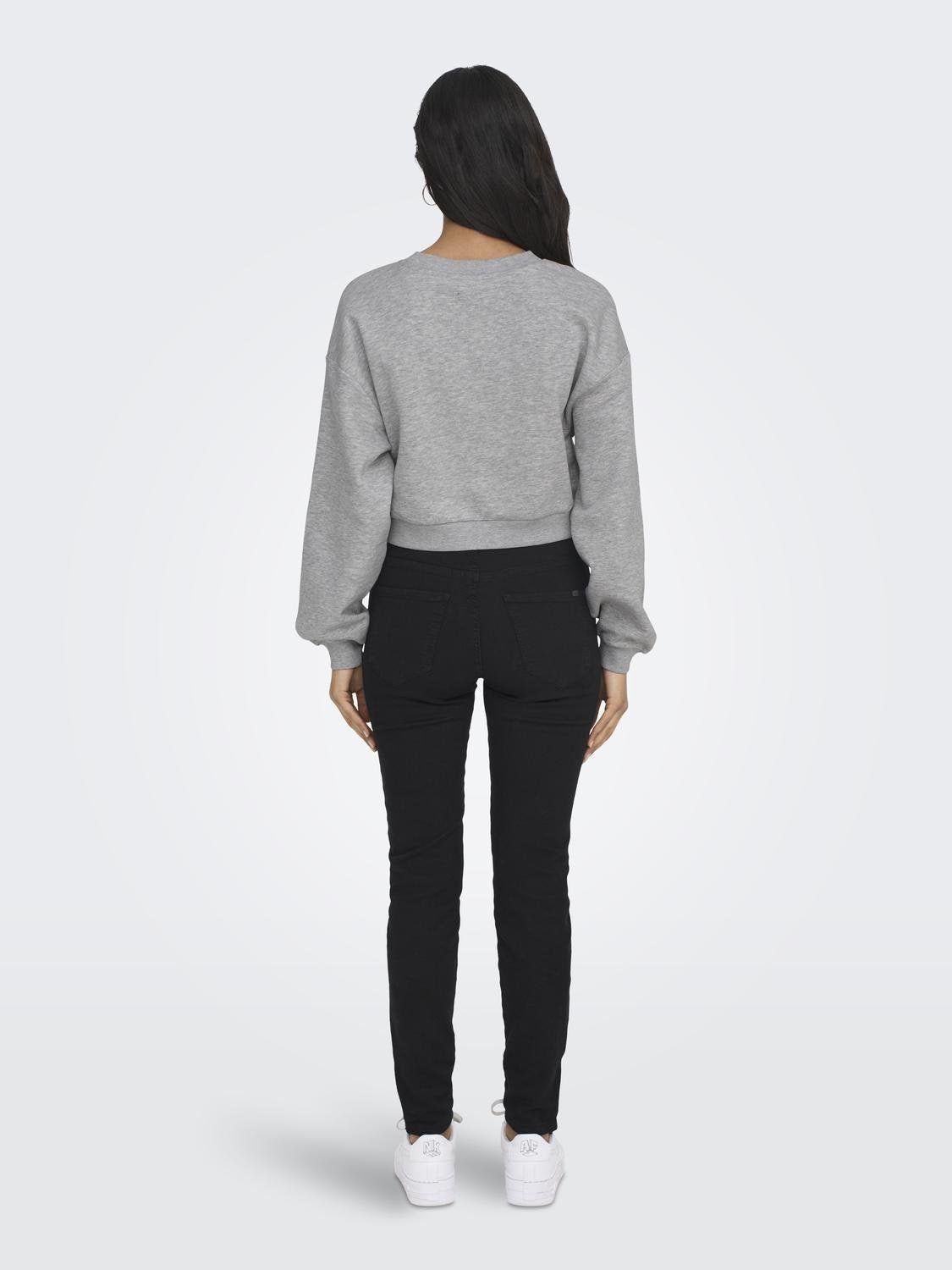 ONLODESSA Sweatshirt Light Grey Melange