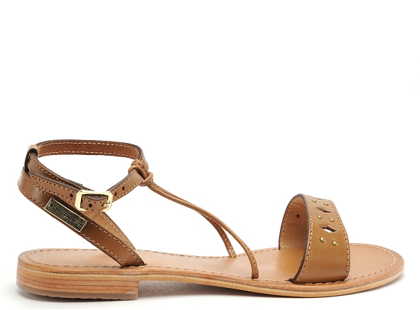 Les tropeziennes nu pieds plats femme harmony marron