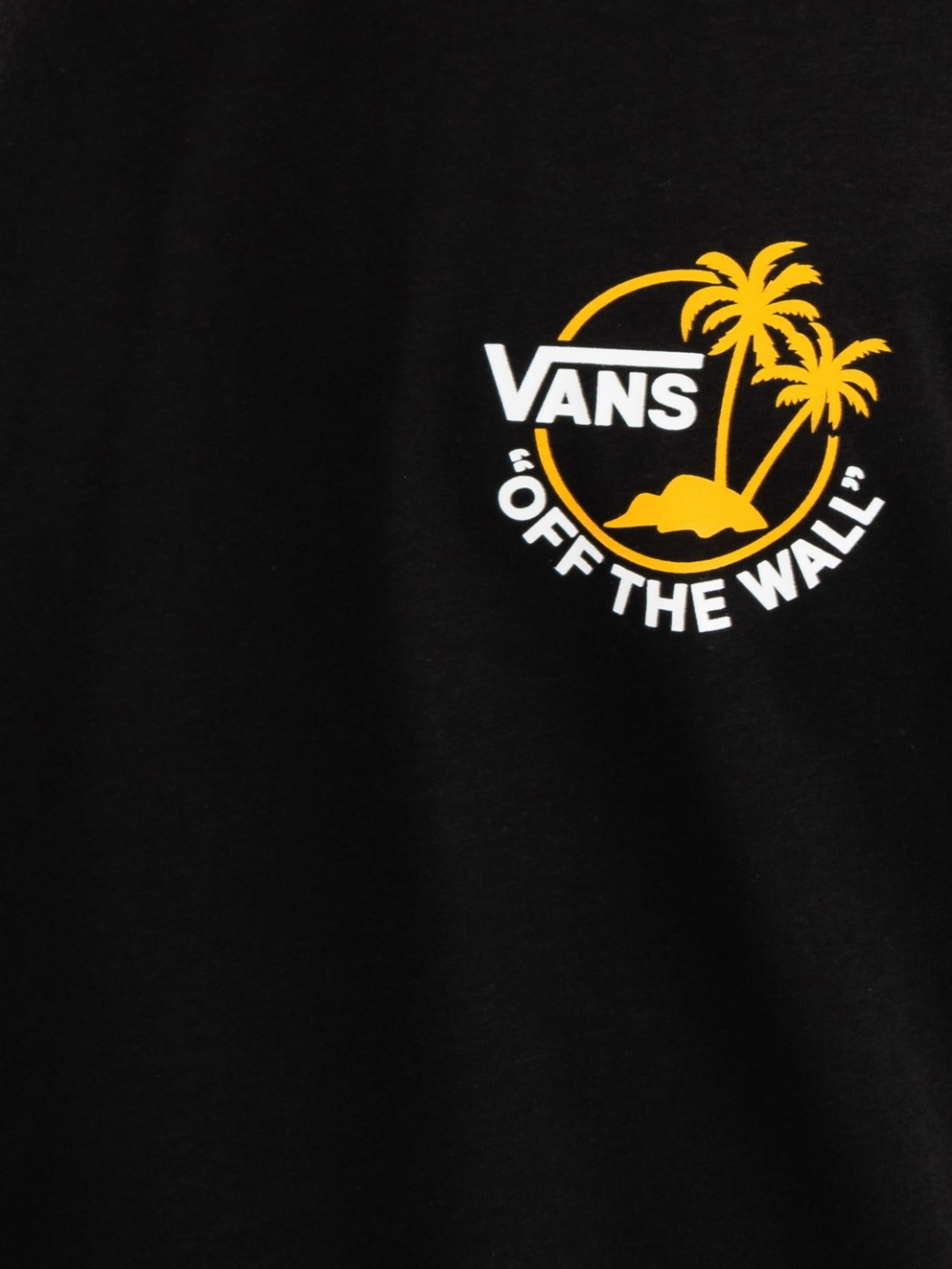 Vans Classic Mini Dual Palm T-Shirt black/golden yellow