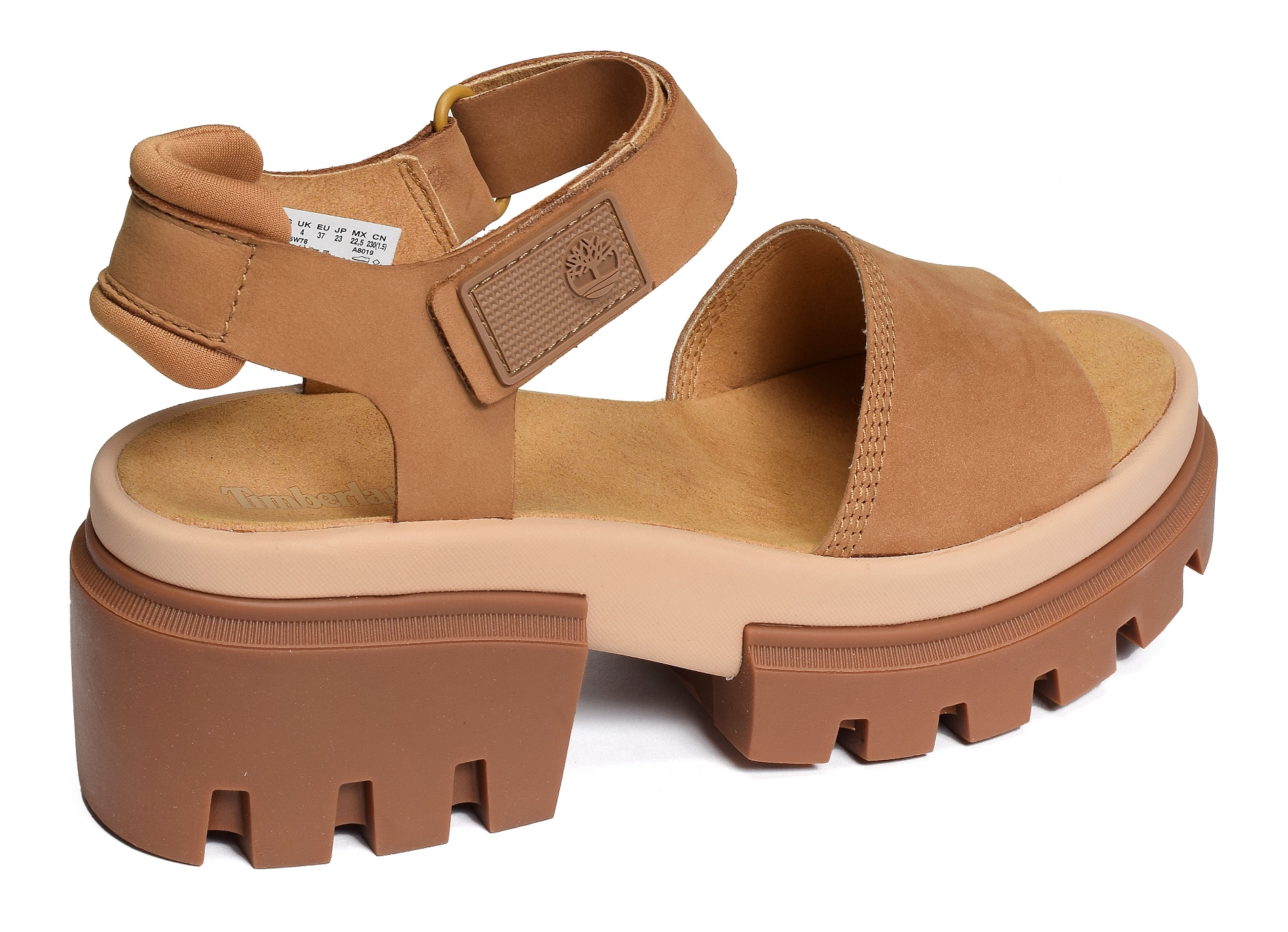 Everleigh ankle strap camel