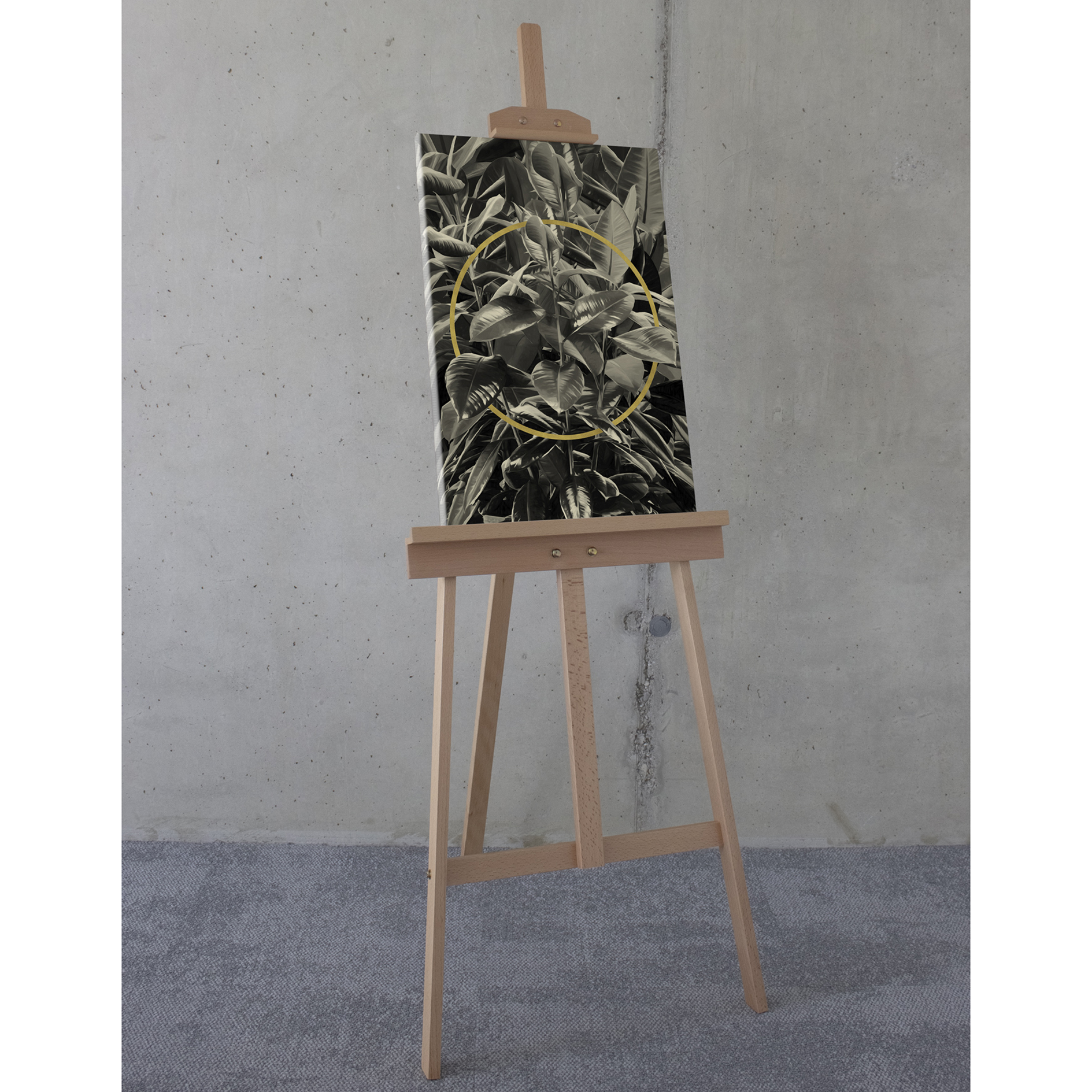 Keilrahmenbild GREEN SURROUNDING - 40x60 cm
