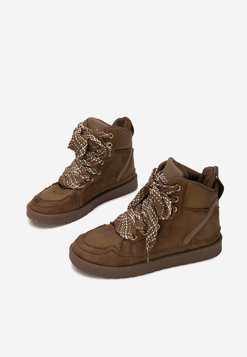 Baskets pour femme bruns Alionia