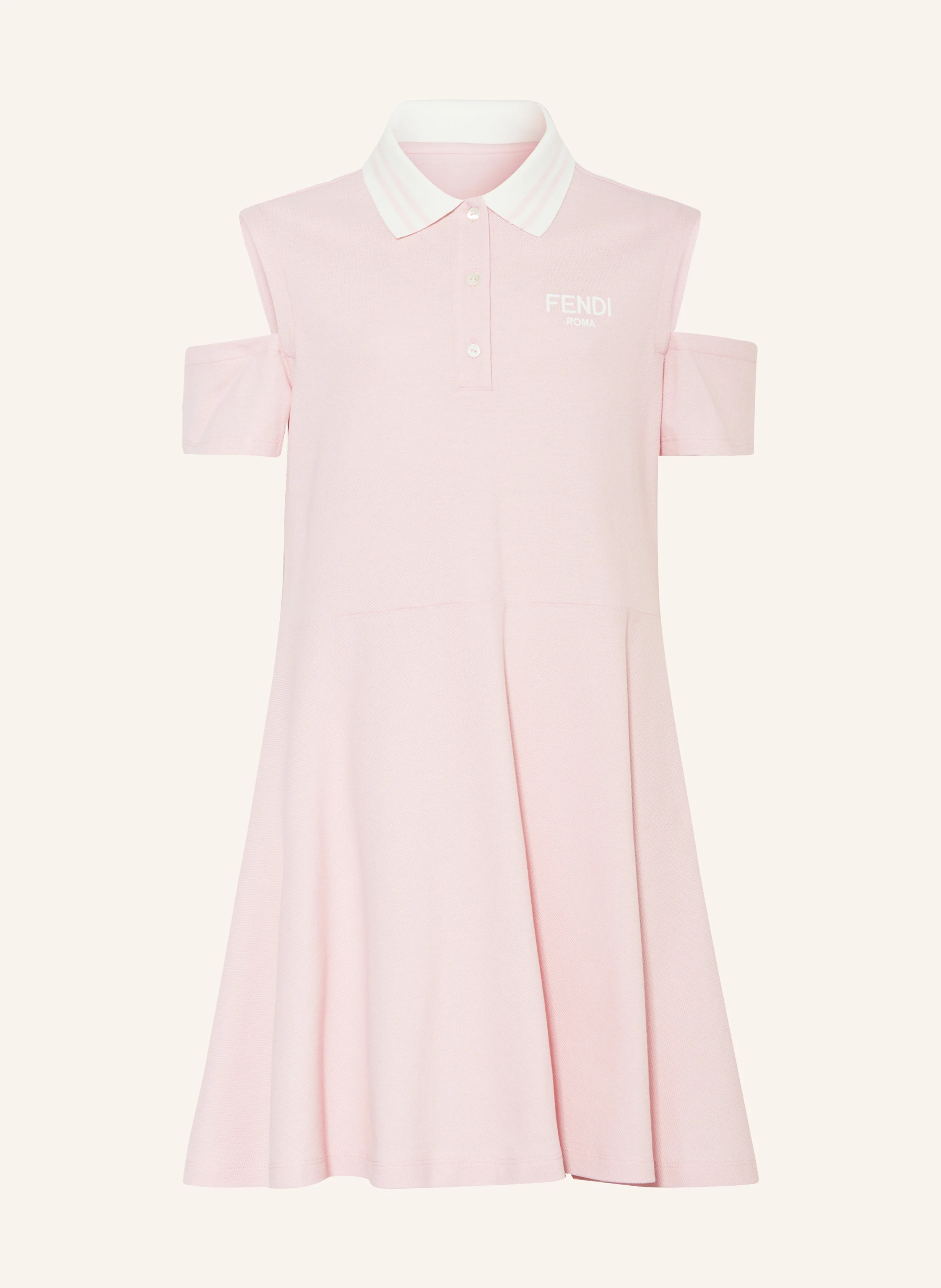 FENDI Piqué-Kleid mit Cut-outs