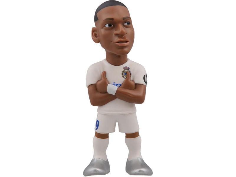 Minix Figur Real Madrid Kylian Mbappé 12 cm Sammelfigur mit Sichtbox