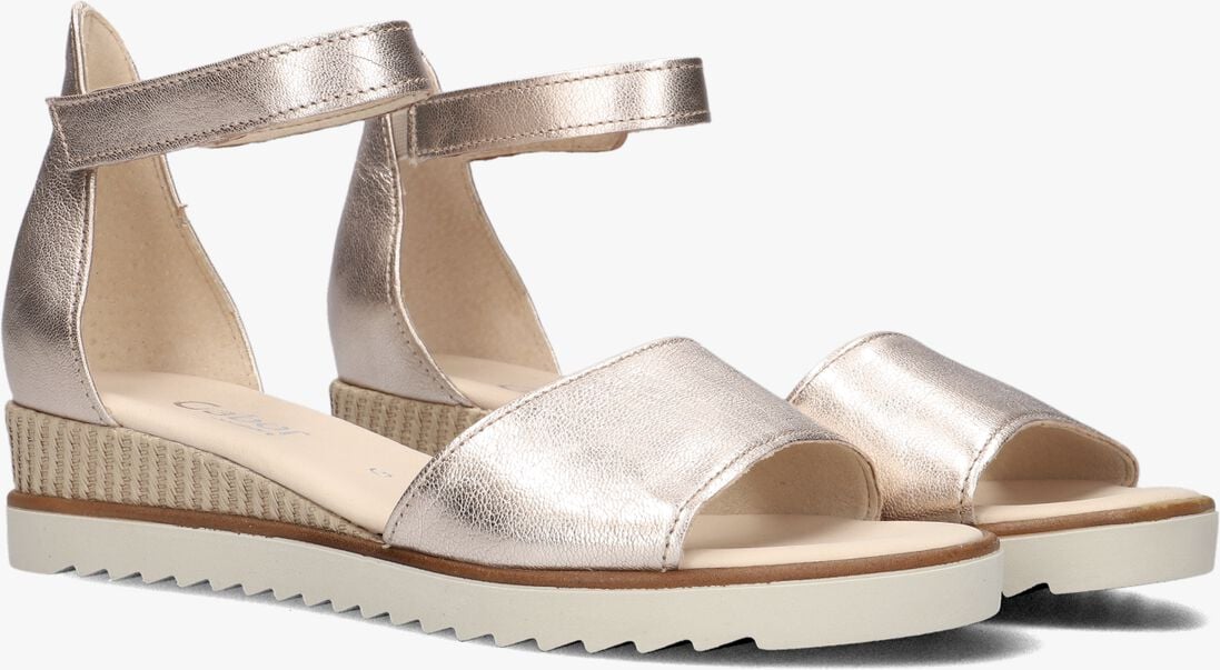 roségouden gabor sandalen met hak 780.2
