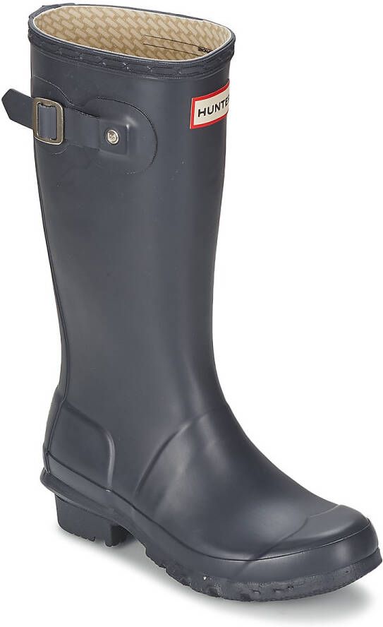 Hunter Original Regenlaars Junior Marineblauw