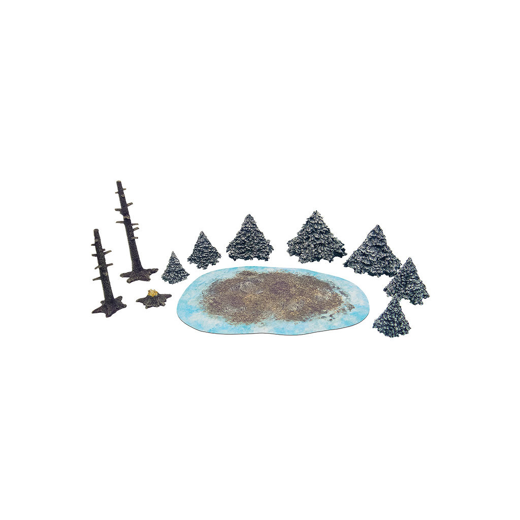 Monster Scenery - Snowy Pines