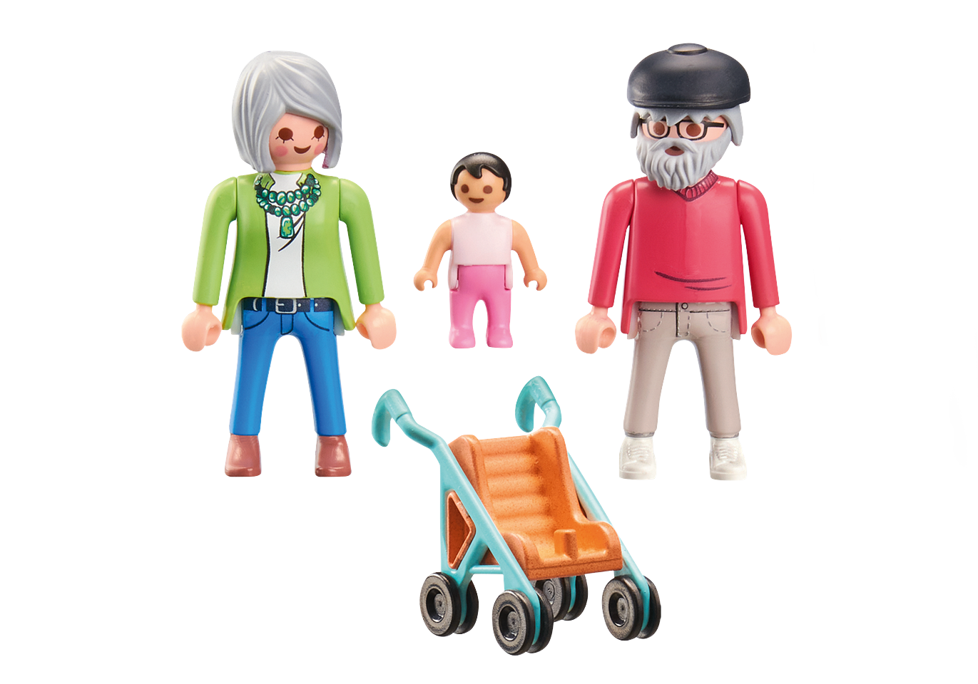 Playmobil - Grandparents with Baby (71613)