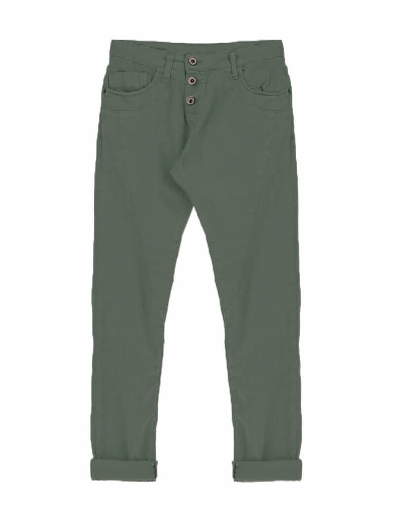 PLEASE JEAN P78 COUPE BOYFRIEND KAKI