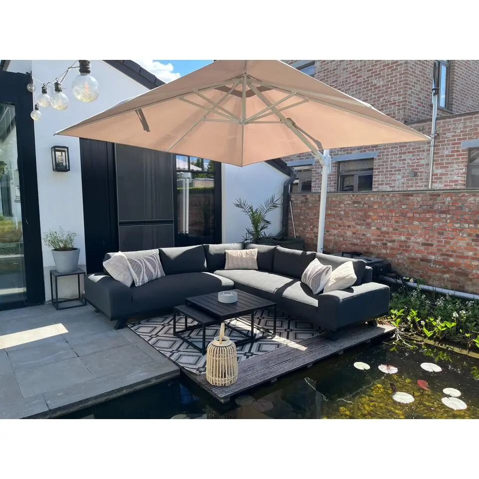 VDG Barcelona/royalty Sunbrella loungeset - sooty