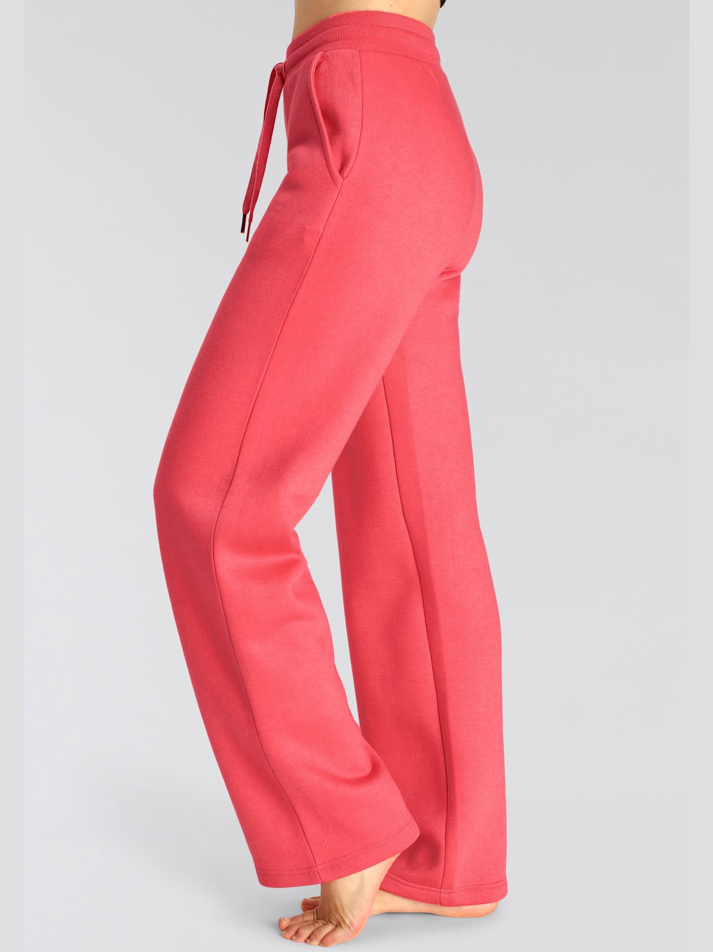 Pantalon détente pantalon molletonné confortable avec jambes larges