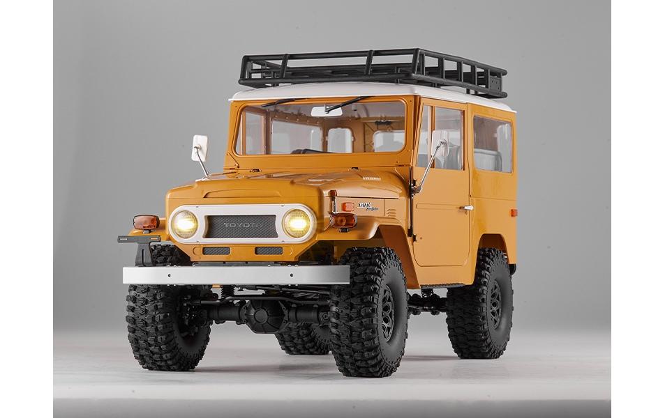 Scale Crawler Toyota Land Cruiser FJ40 Gelb, ARTR, 1:10<br>Detailgetreuer Scaler mit ABS-Hardbody