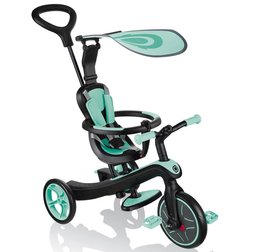 TRICYCLE EVOLUTIF EXPLORER 4 IN 1 GLOBBER - VERT MENTHE